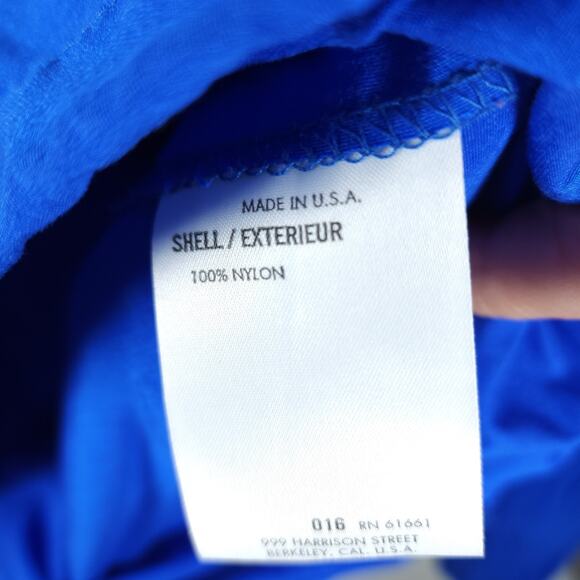 THE NORTH FACE Men's EXTREME XC Vtg Sz M Blue Lightweight Hooded Anorak Jacket - Picture 13 of 13